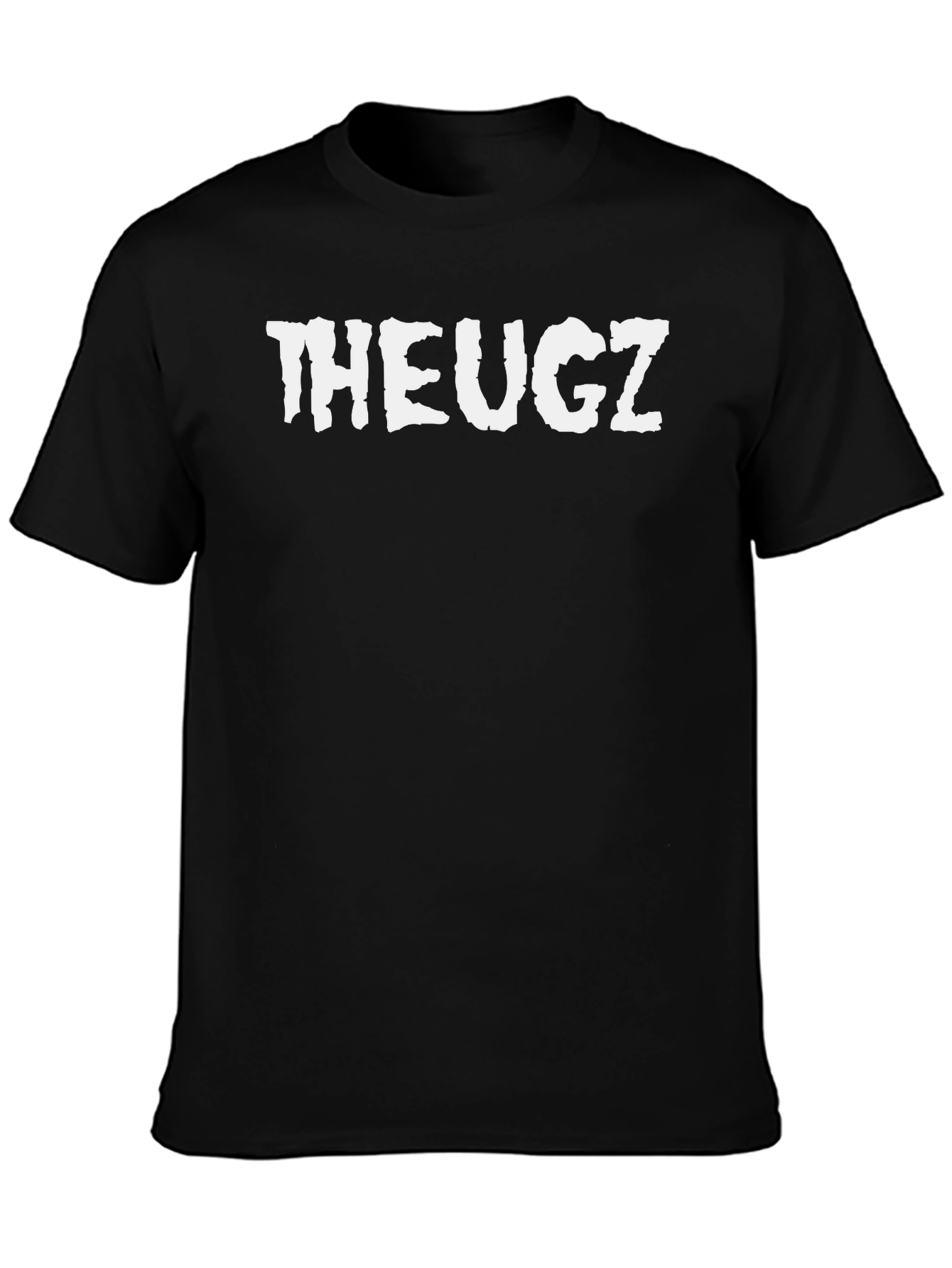 THEUGZ Graphic Tee - Mens Black Cotton T-Shirt
