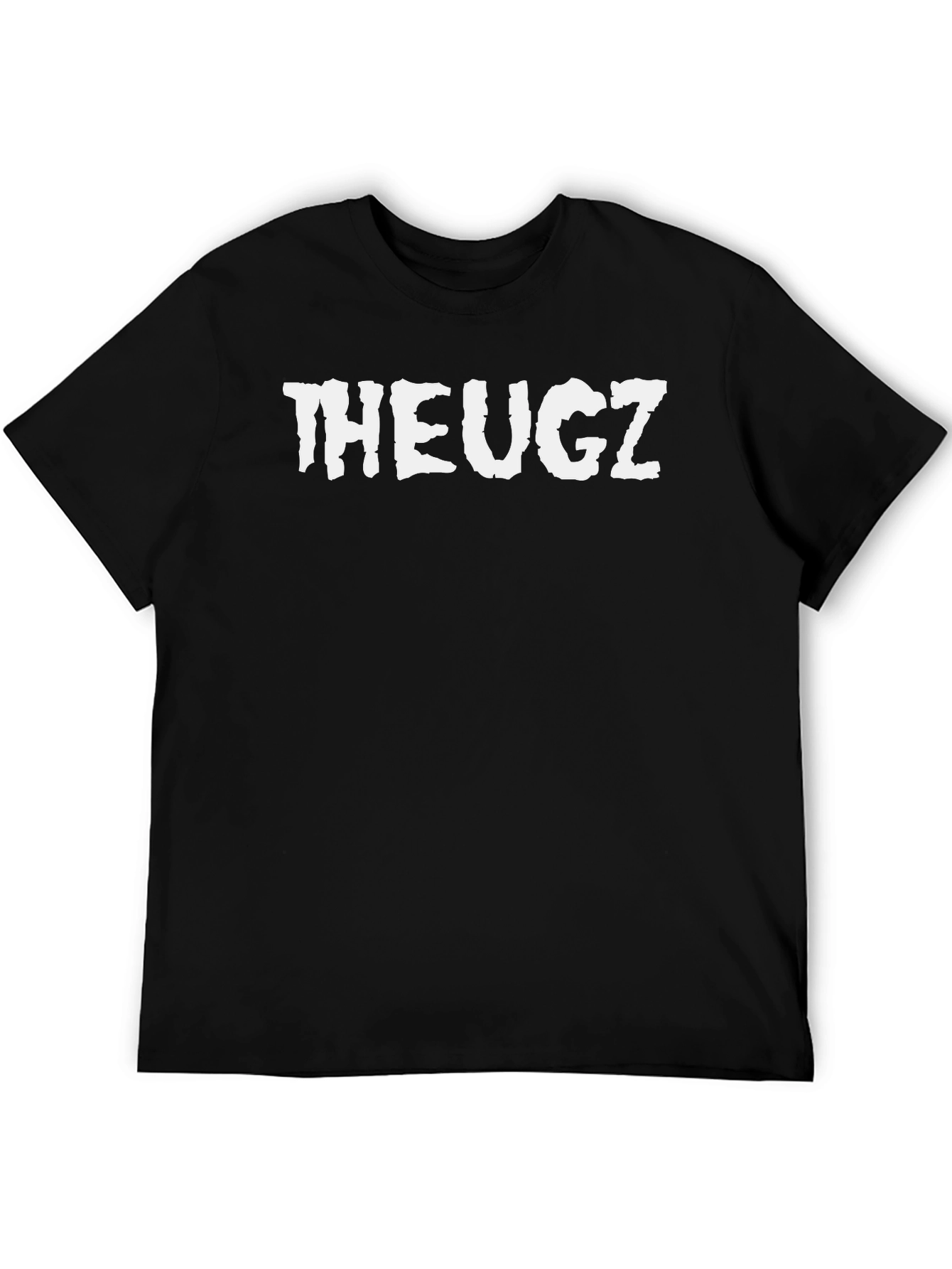 THEUGZ Graphic Tee - Mens Black Cotton T-Shirt