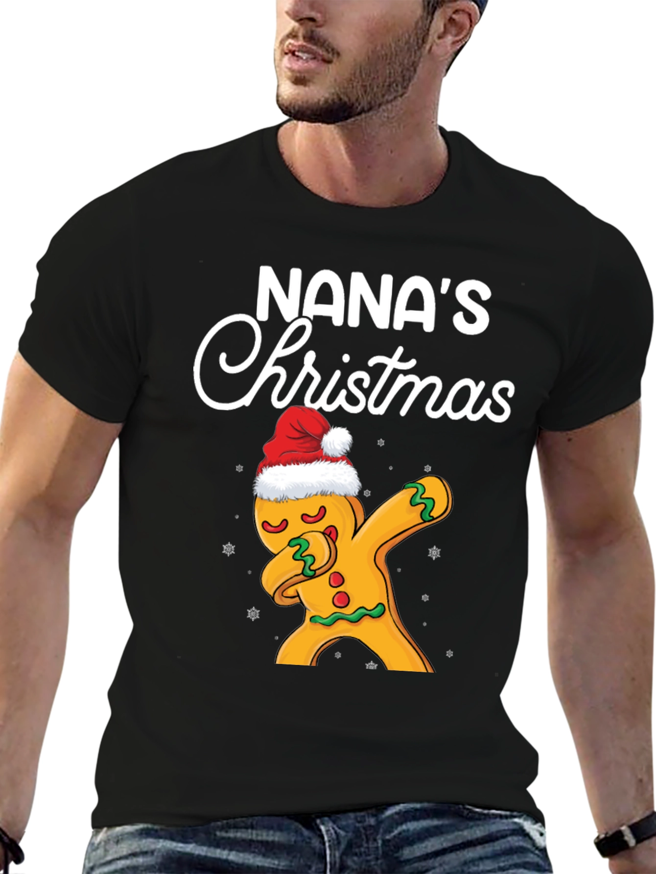 Nanas Christmas Gingerbread Dab T-Shirt