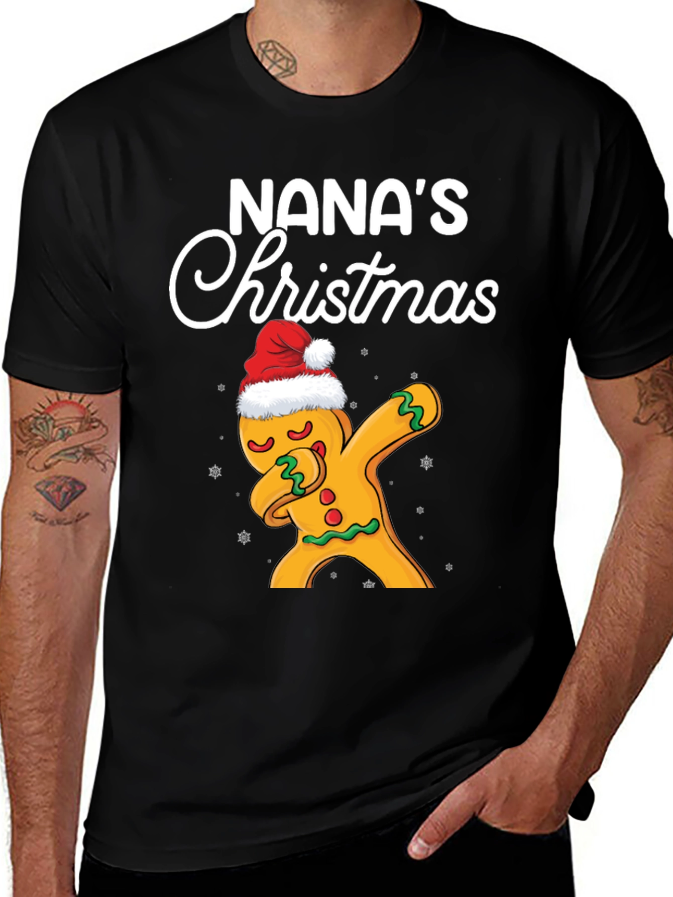 Nanas Christmas Gingerbread Dab T-Shirt