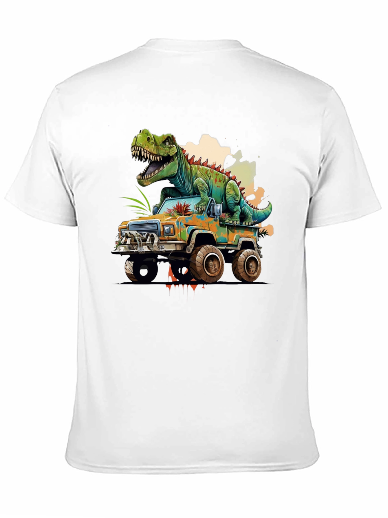 Dinosaur Truck Graphic T-Shirt