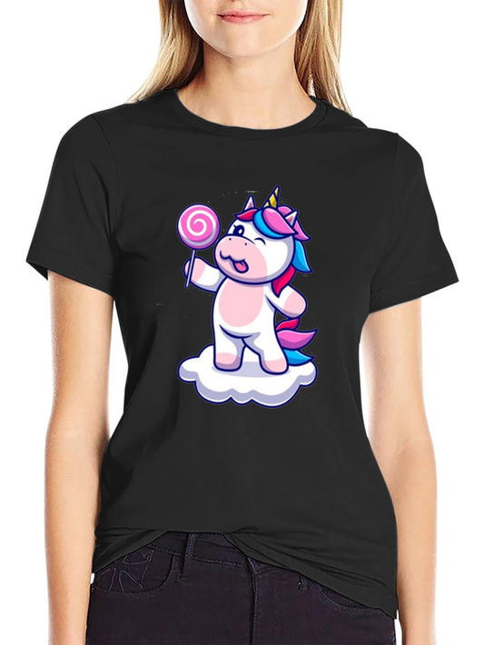 Unicorn Candy Cloud T-Shirt - Cute Graphic Tee