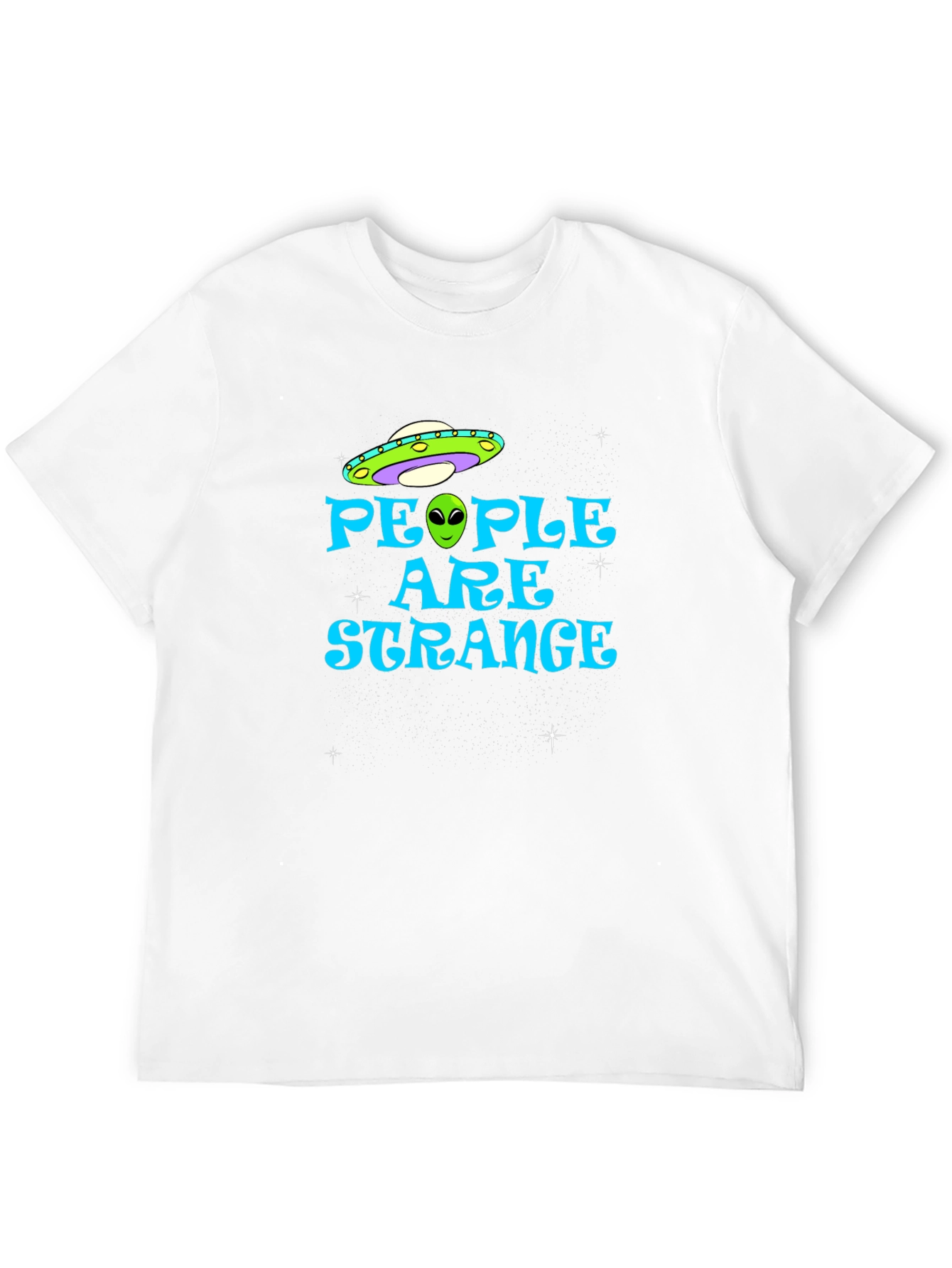 People Are Strange Alien UFO Graphic T-Shirt