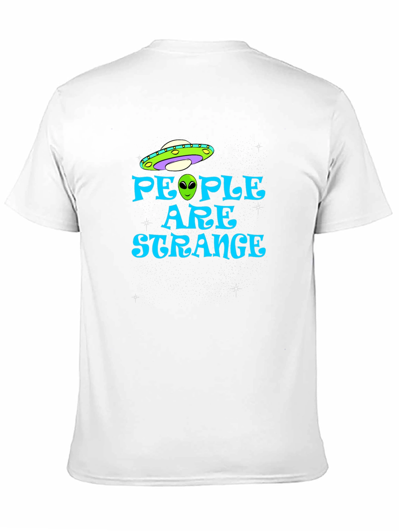 People Are Strange Alien UFO Graphic T-Shirt
