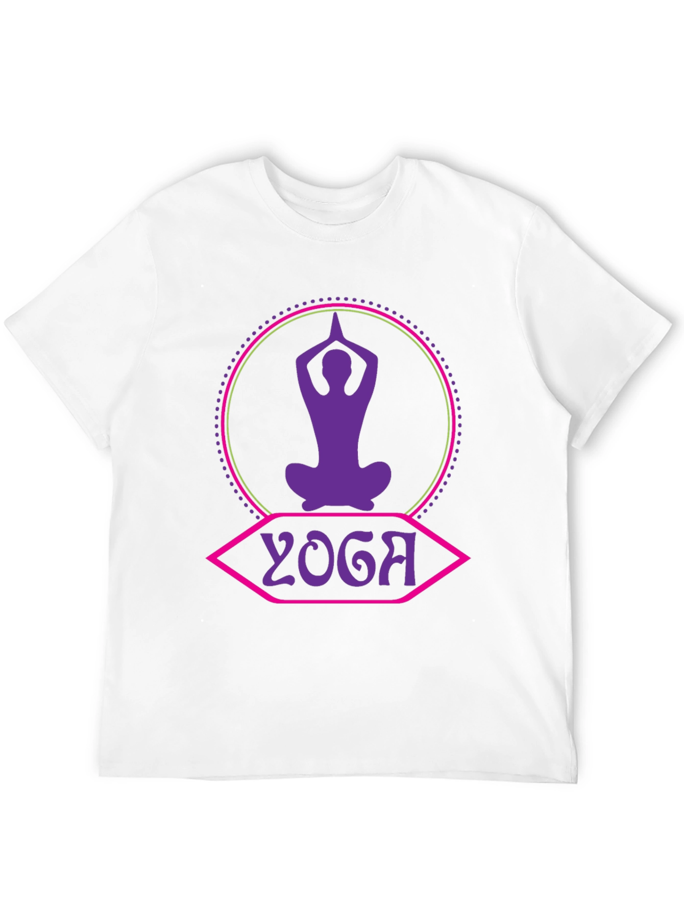 Yoga Silhouette Graphic Tee - Meditate in Style