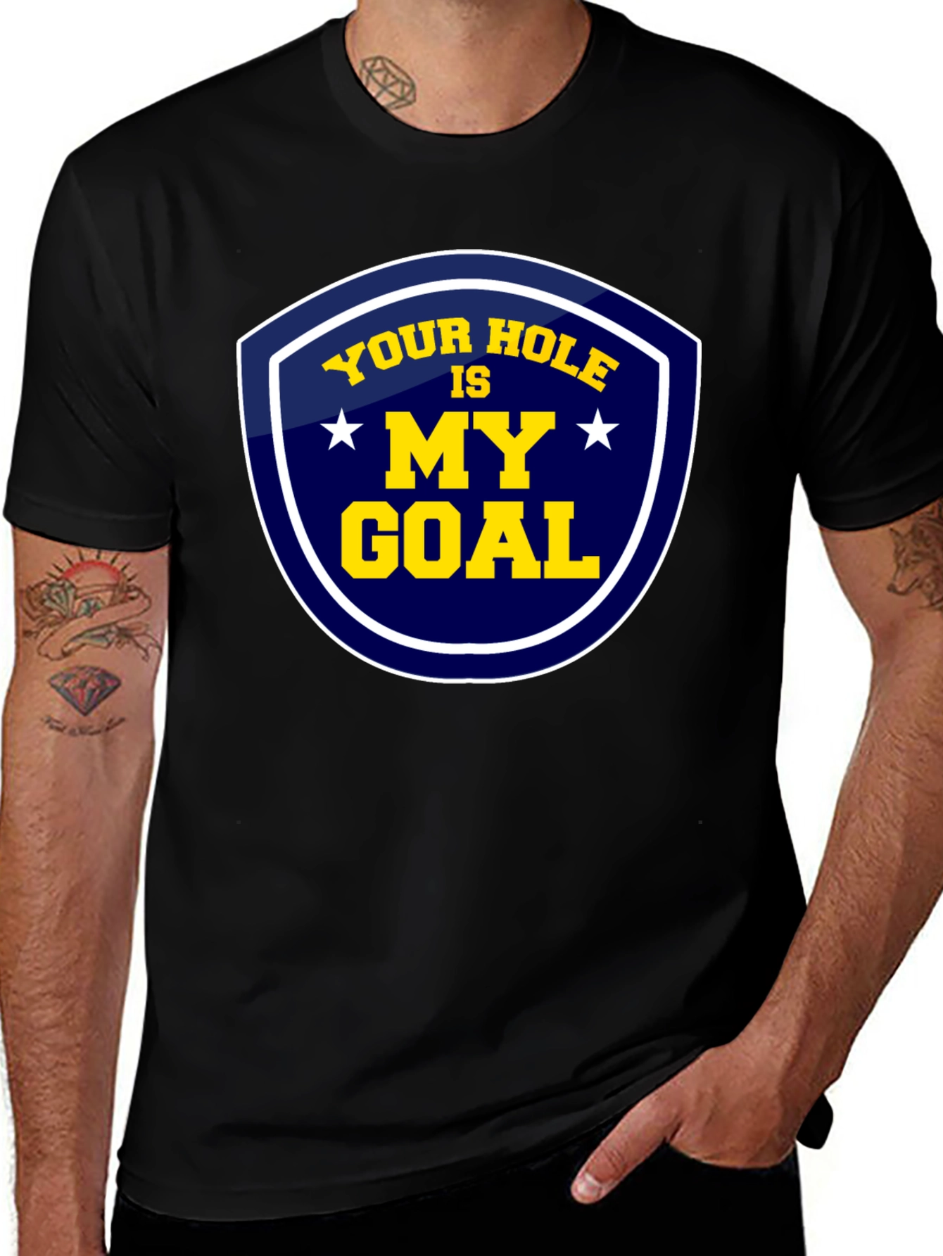 Your Hole Is My Goal Graphic T-Shirt
