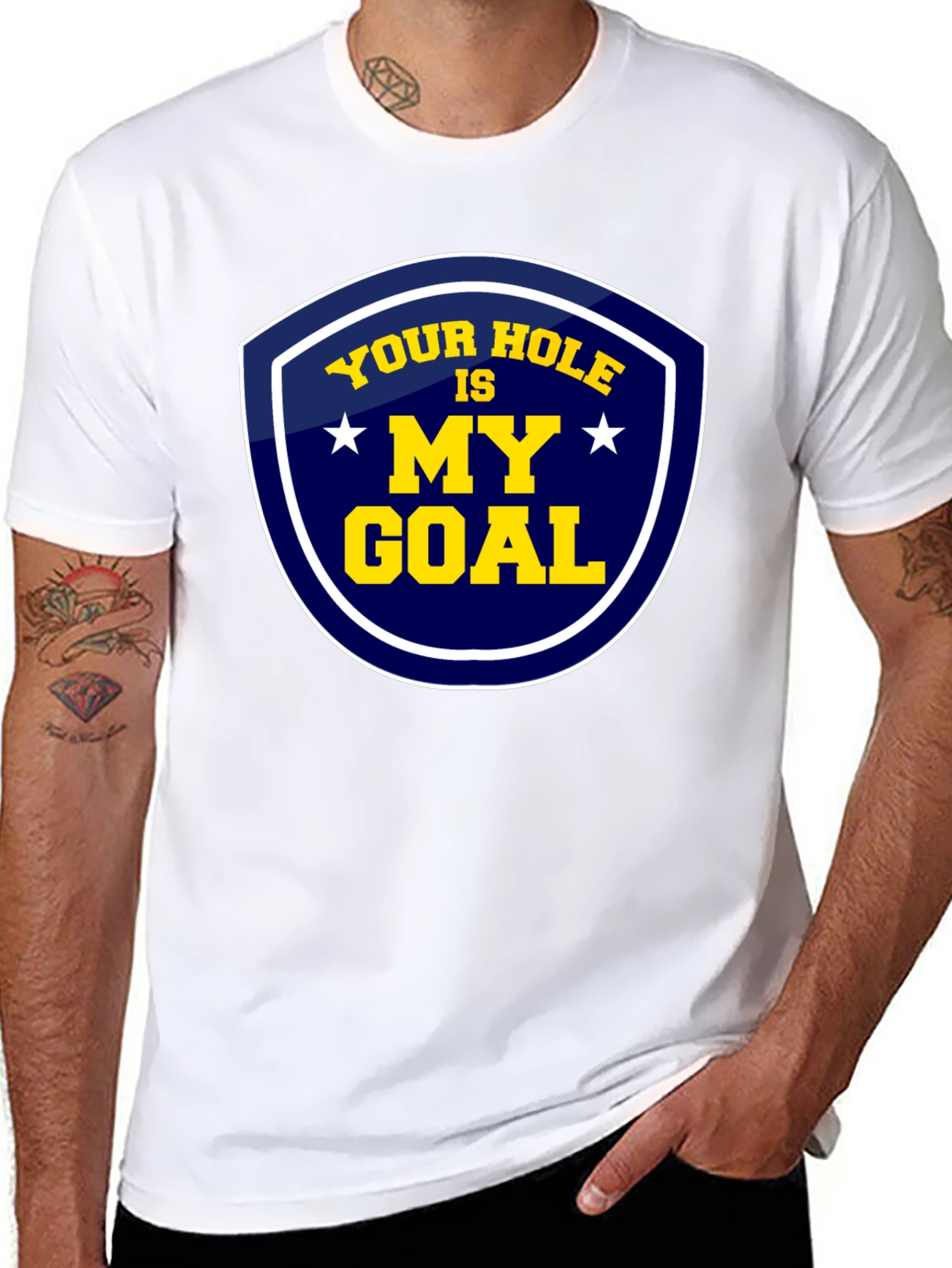 Your Hole Is My Goal Graphic T-Shirt