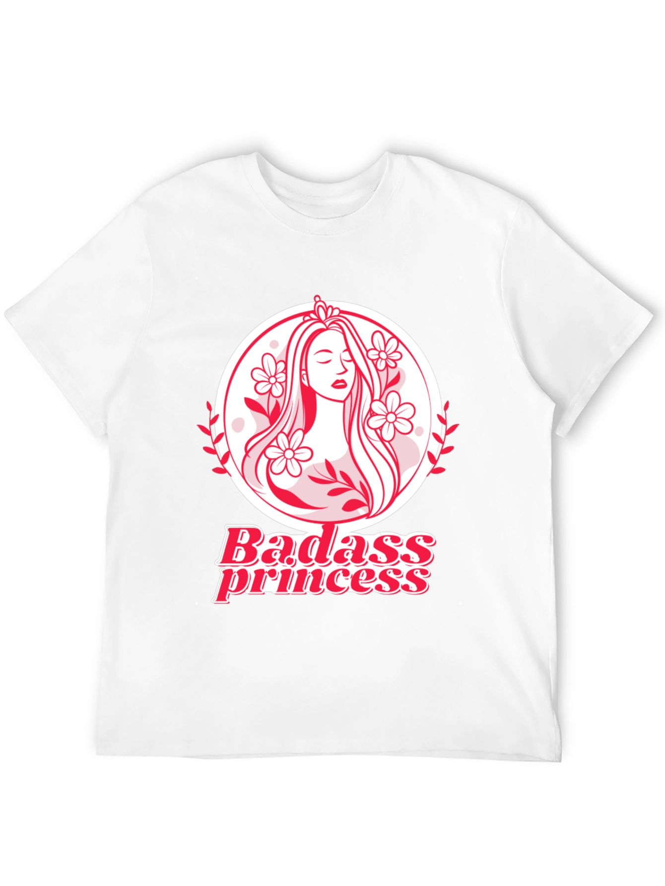Badass Princess Graphic Tee - Black