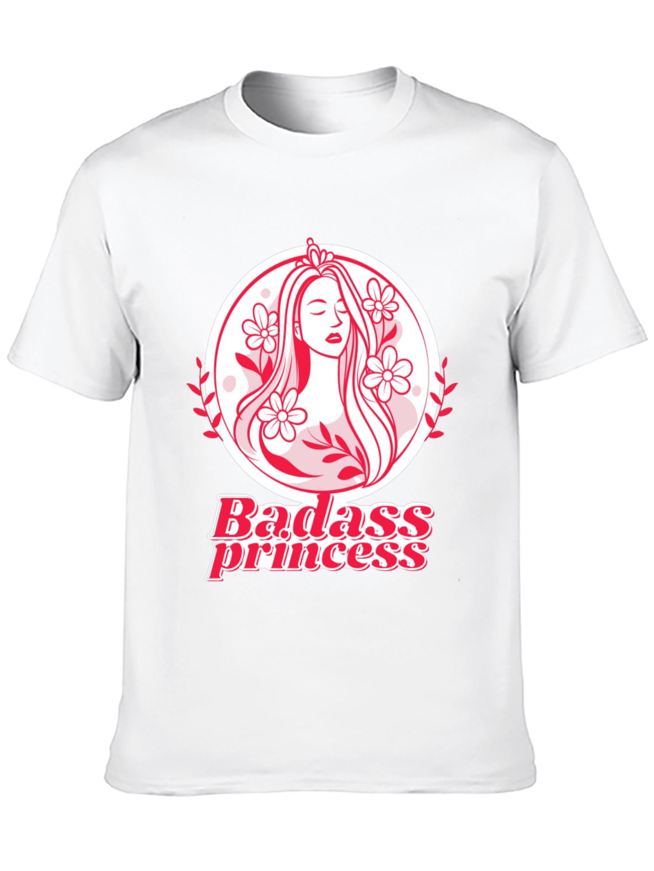 Badass Princess Graphic Tee - Black