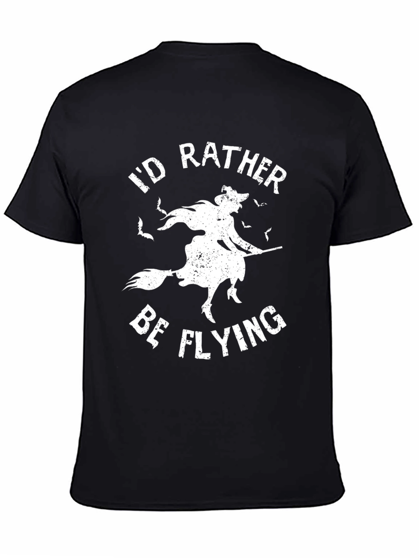 Witch Flying T-Shirt - Halloween Graphic Tee