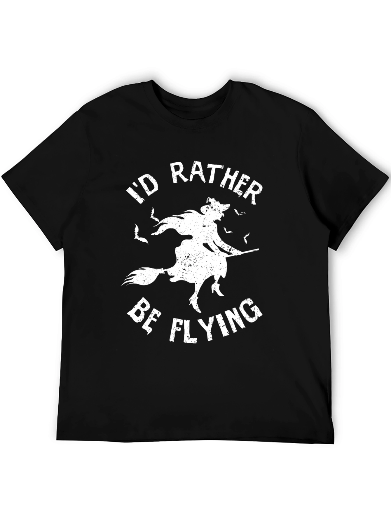 Witch Flying T-Shirt - Halloween Graphic Tee