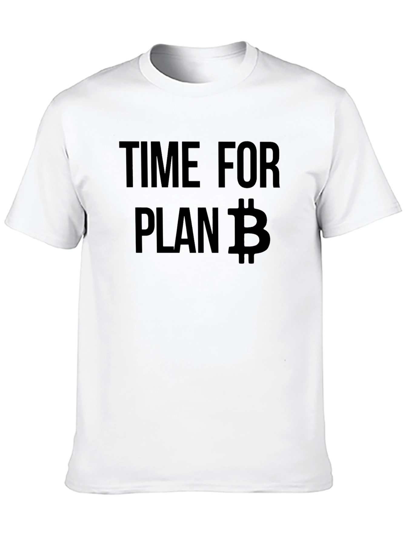 Time for Plan B Bitcoin Black T-Shirt