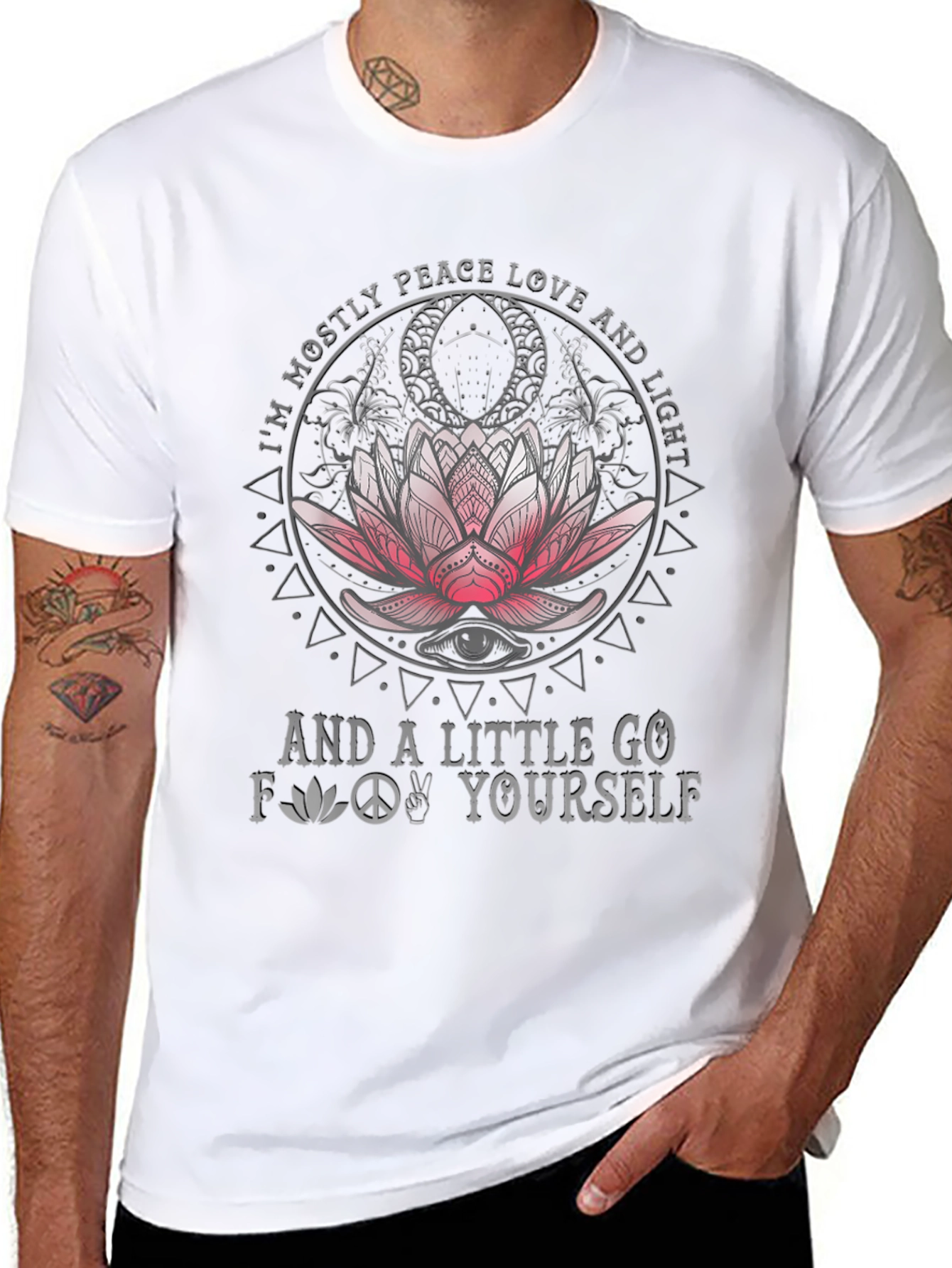 Peace Love Light Graphic Tee
