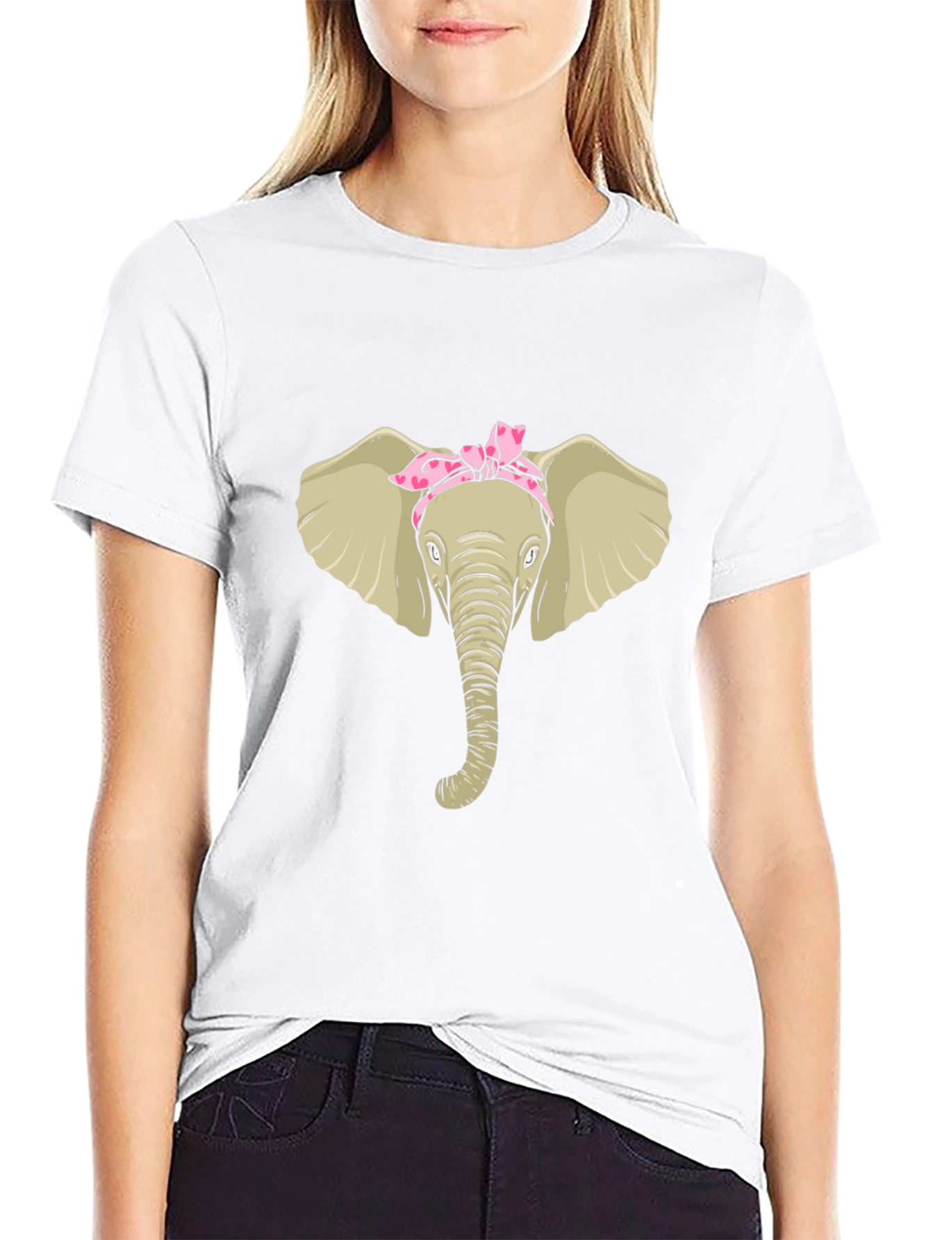 Elephant Bandana Graphic Tee