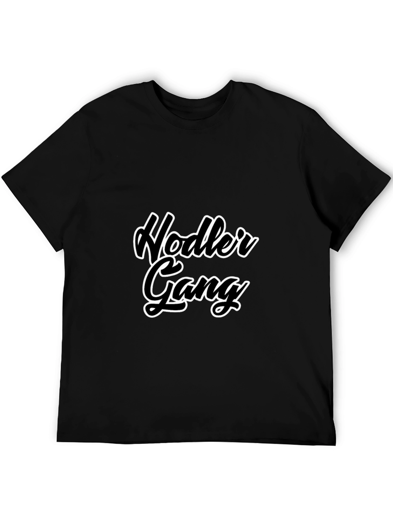 Hodler Gang Black Cotton Tee