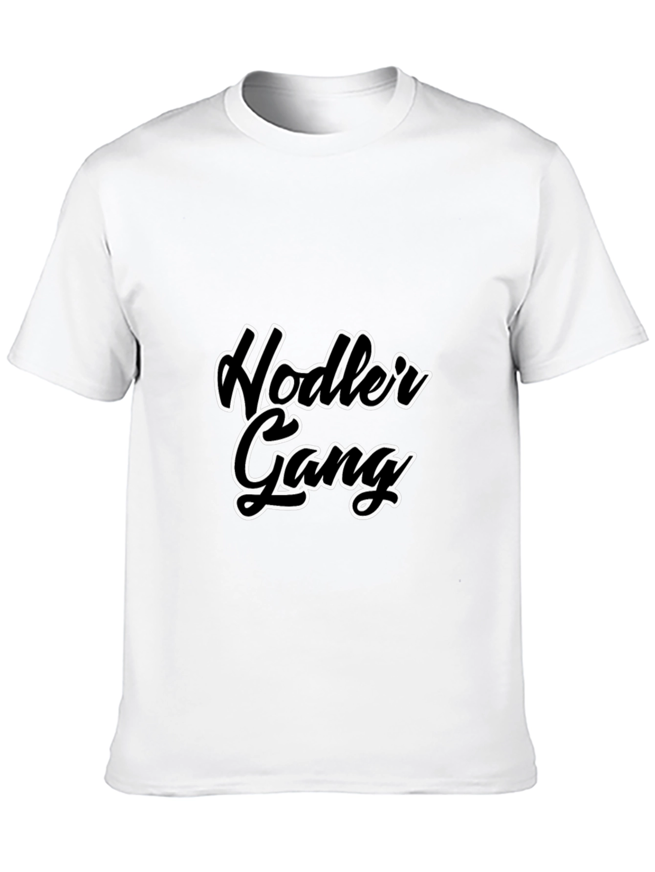 Hodler Gang Black Cotton Tee