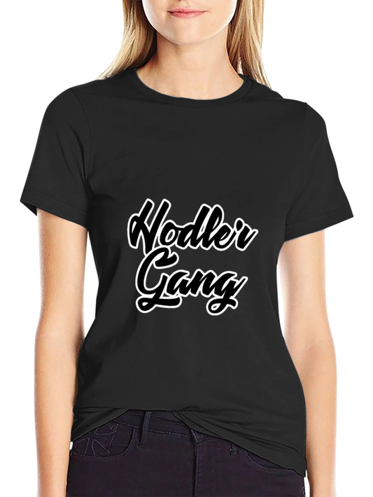 Hodler Gang Black Cotton Tee