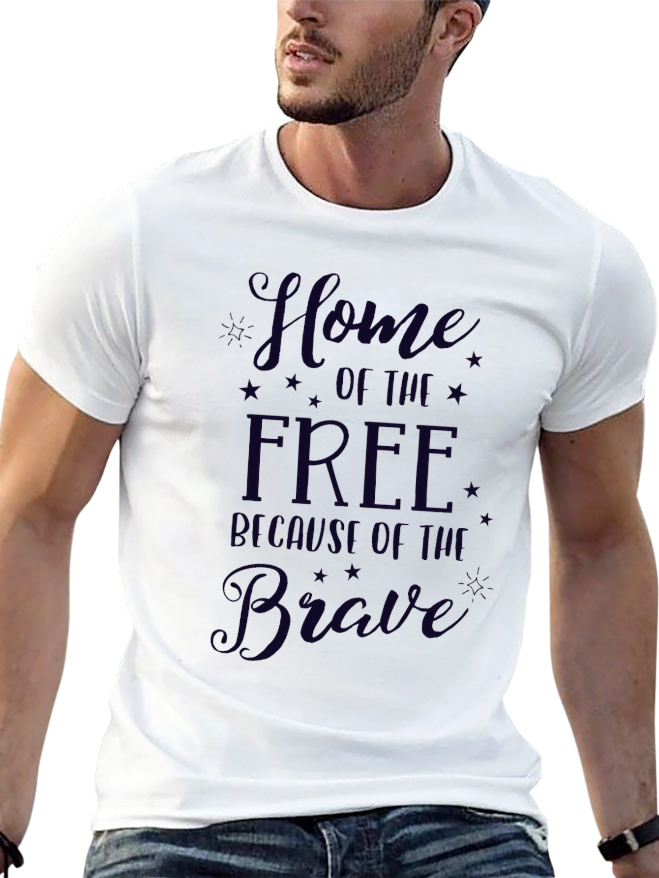 Home of the Free Graphic T-Shirt