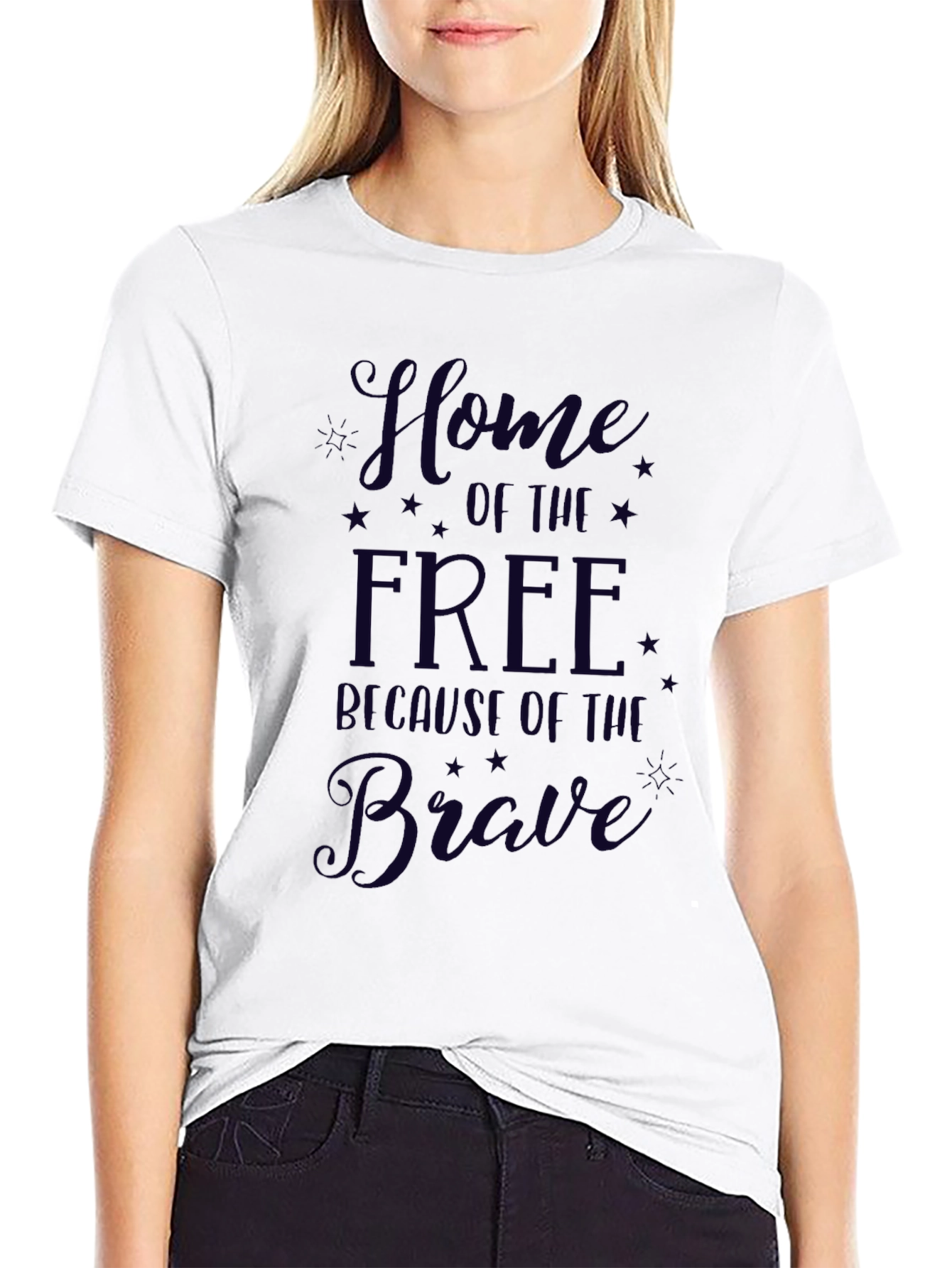 Home of the Free Graphic T-Shirt