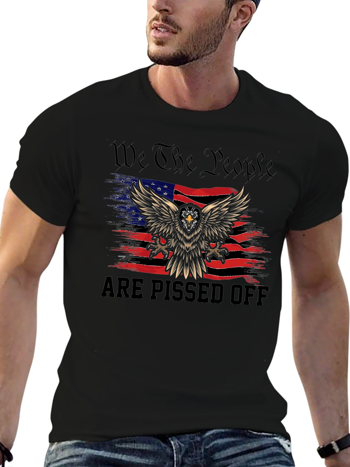 We The People Eagle Graphic T-Shirt