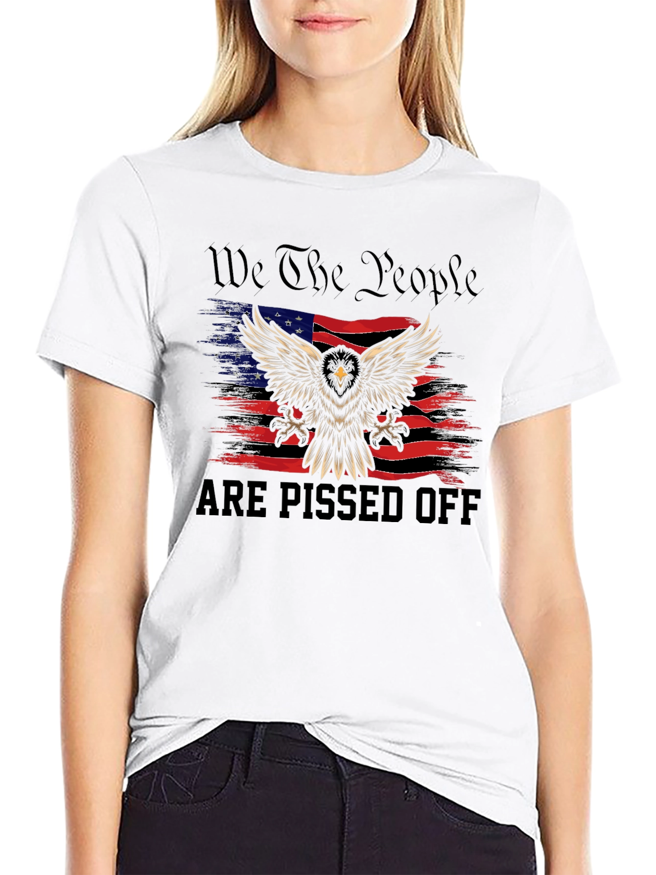 We The People Eagle Graphic T-Shirt