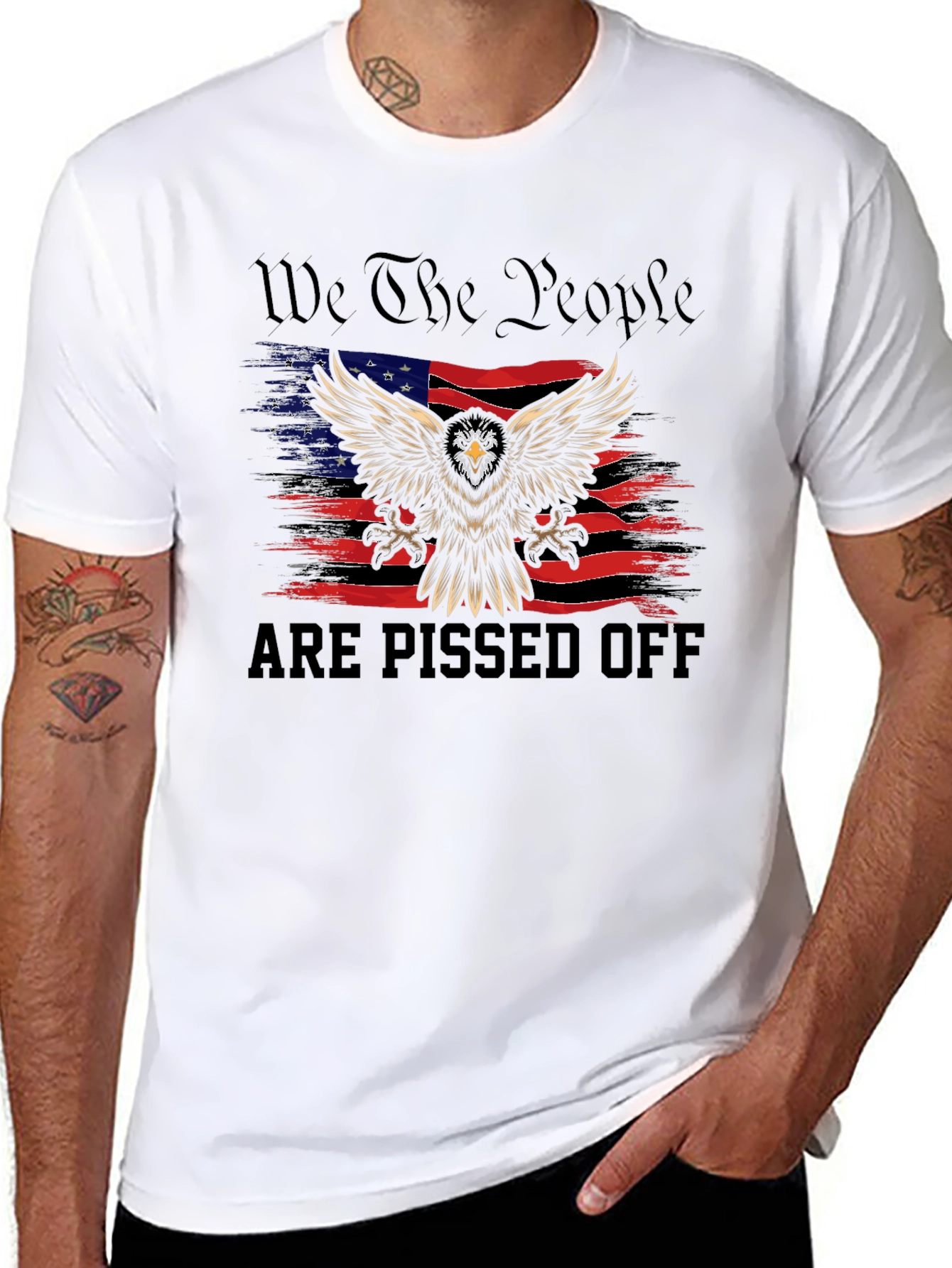 We The People Eagle Graphic T-Shirt