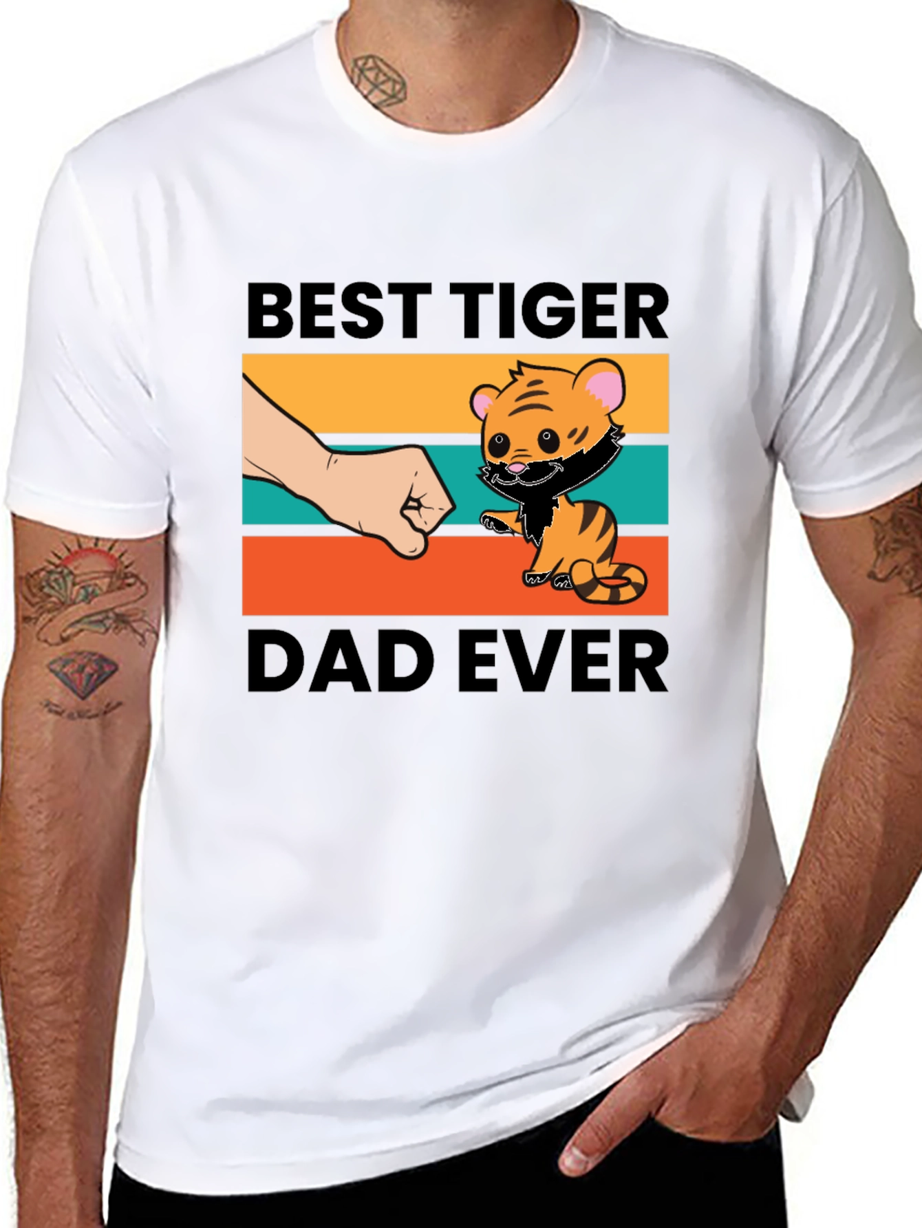 Best Tiger Dad Ever T-Shirt