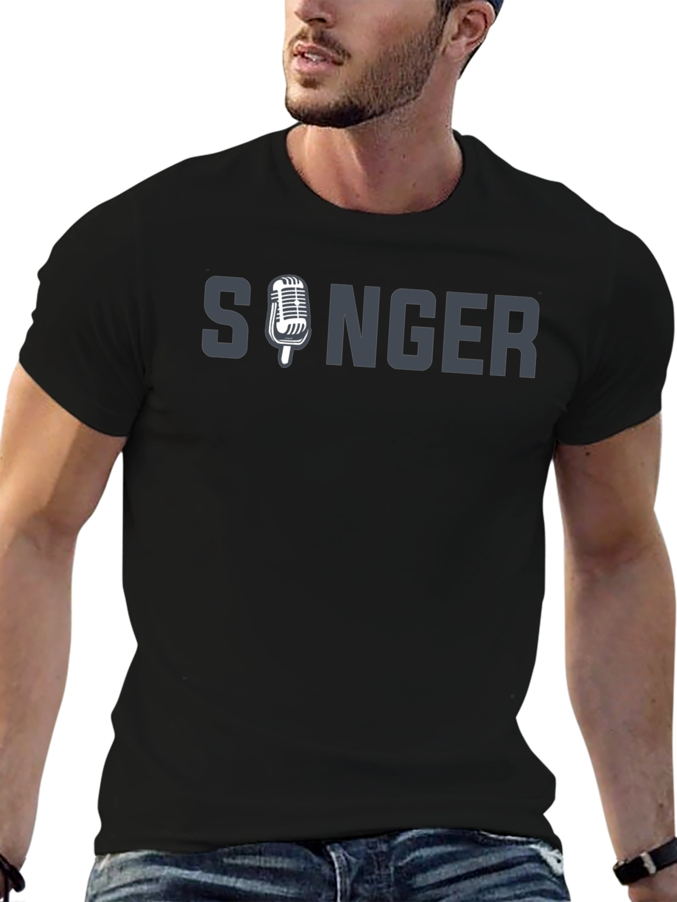 Songer Microphone Graphic T-Shirt