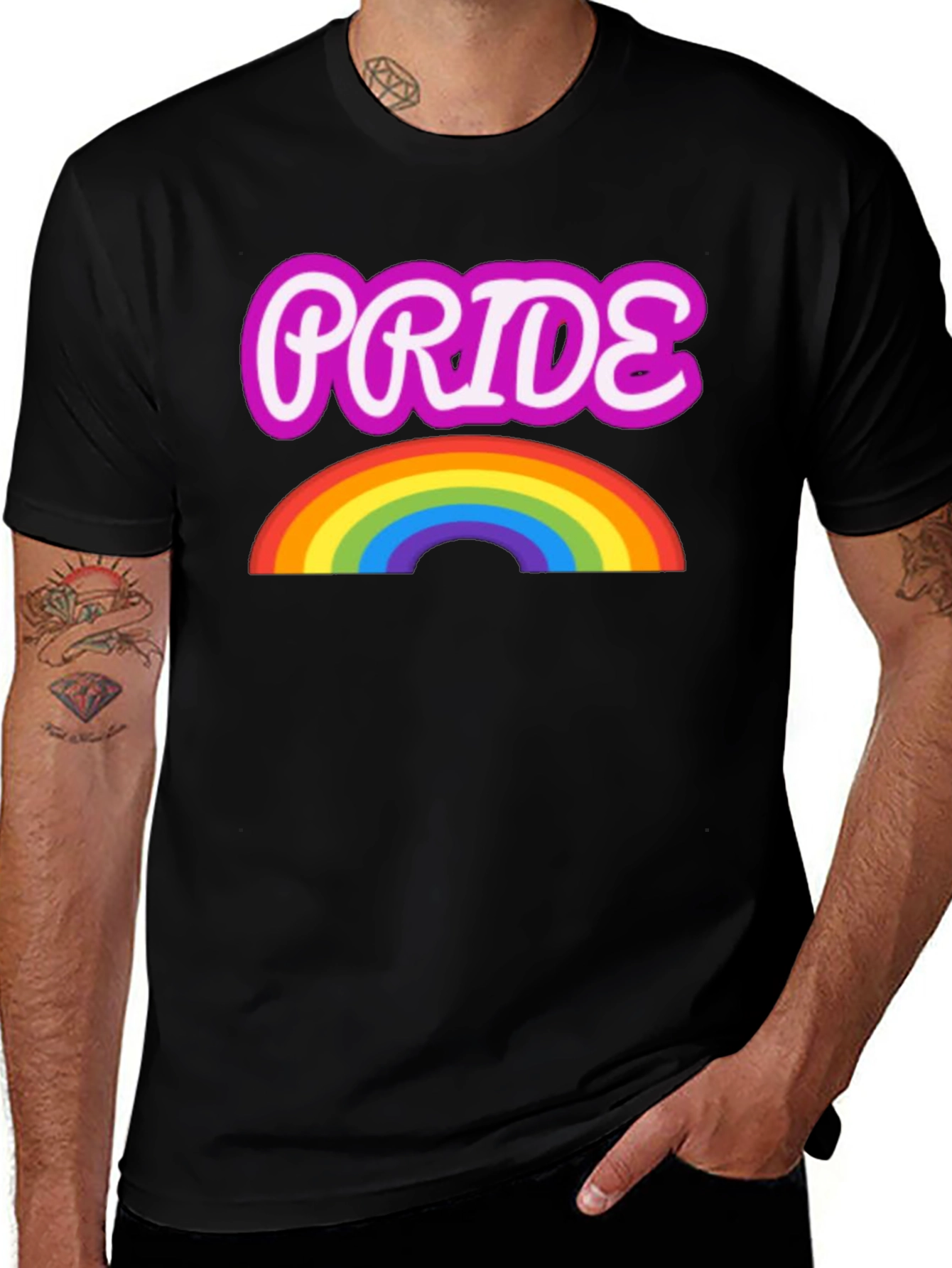 Pride Rainbow Graphic T-Shirt