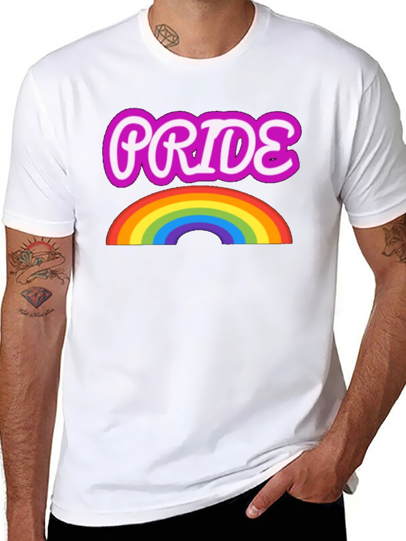 Pride Rainbow Graphic T-Shirt