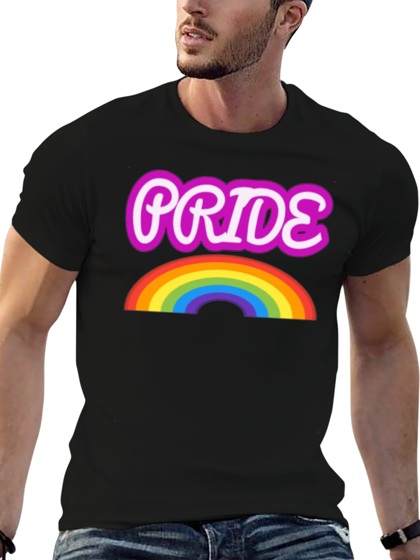 Pride Rainbow Graphic T-Shirt