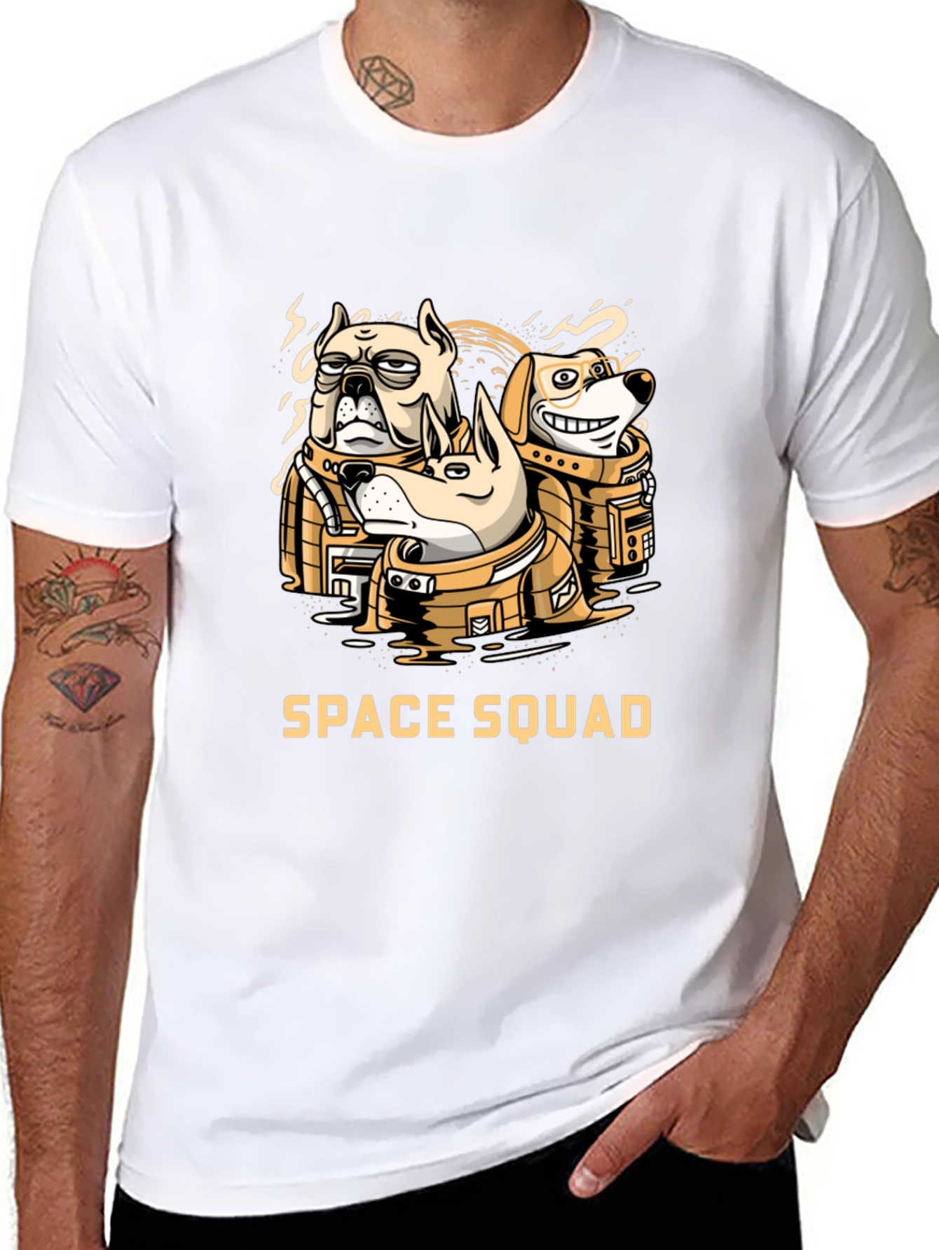 Space Squad Dog T-Shirt