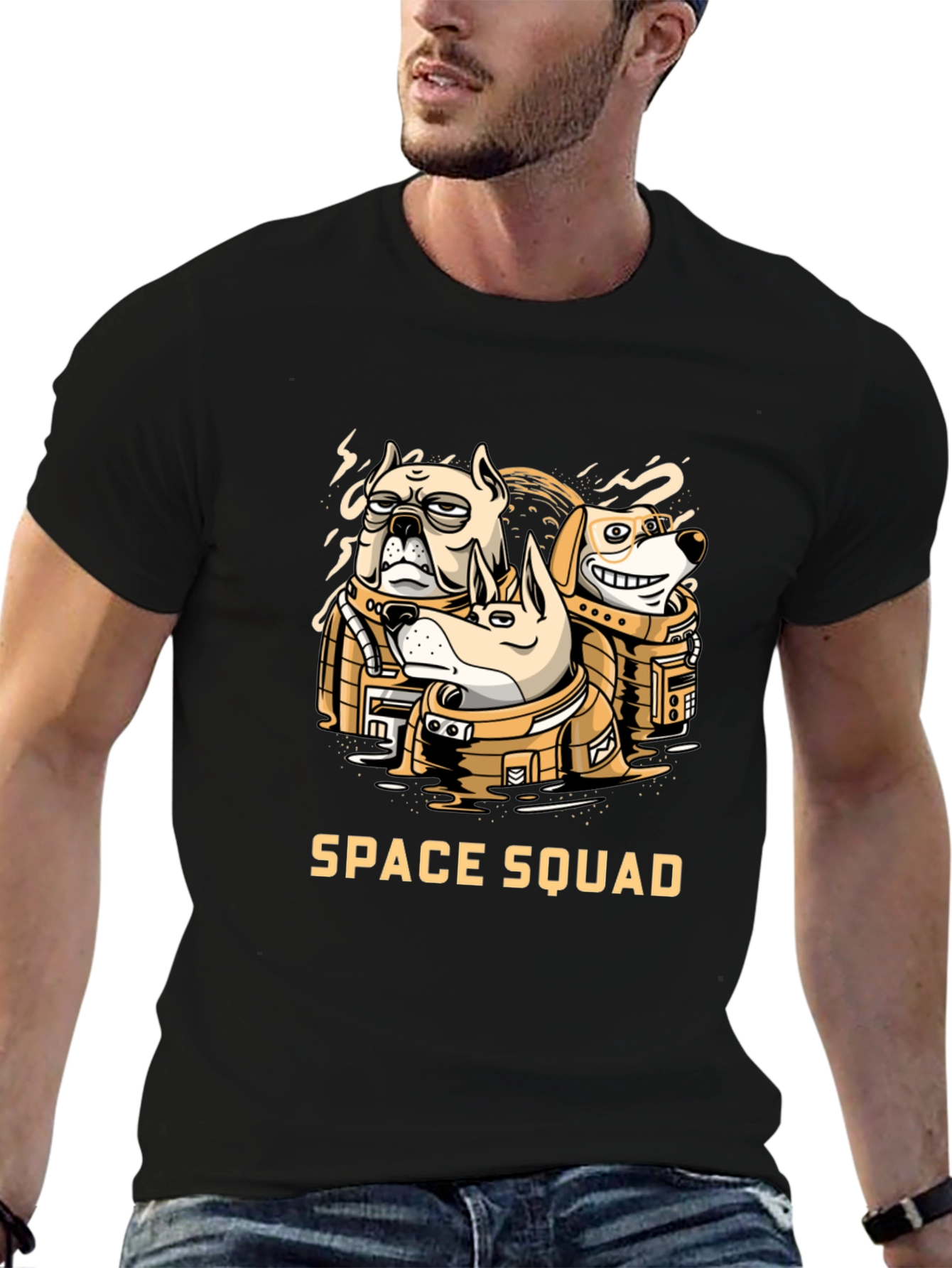 Space Squad Dog T-Shirt