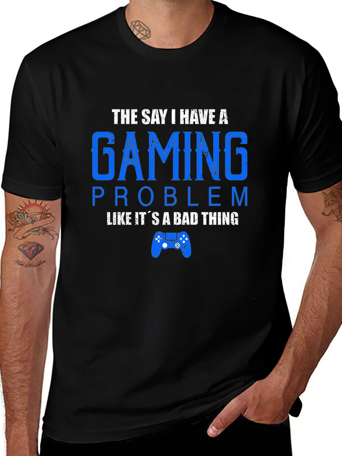 Gaming Problem T-Shirt Funny Gamer Tee