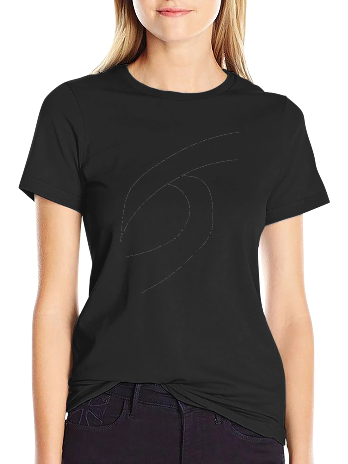 Stylish Black Graphic Tee for Men