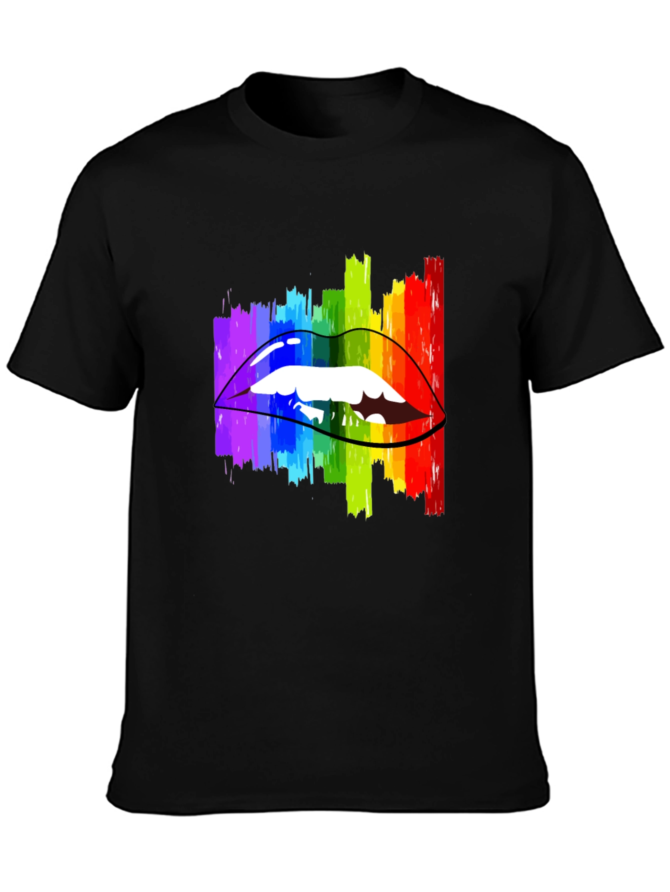 Rainbow Lips Graphic Tee