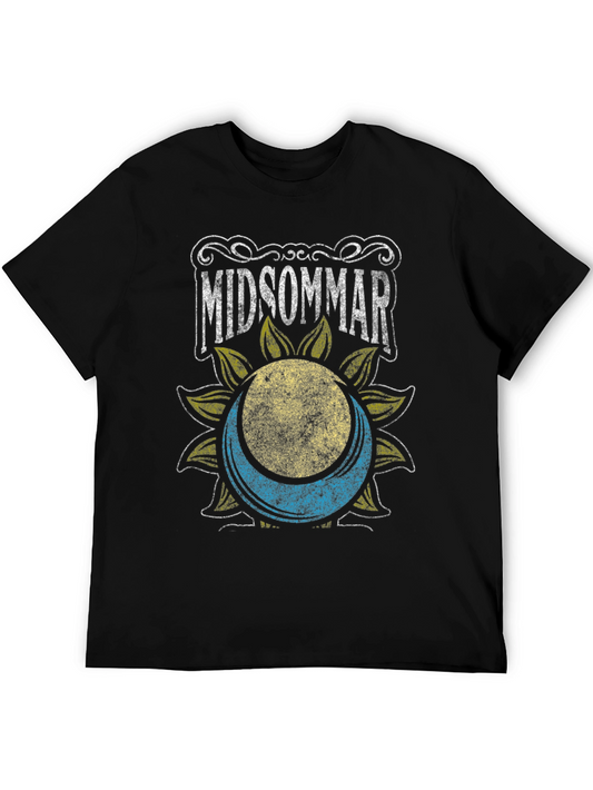 Midsommar Graphic T-Shirt - Black Cotton Tee