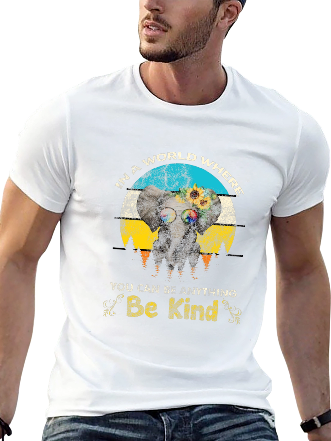 Be Kind Elephant Graphic Tee