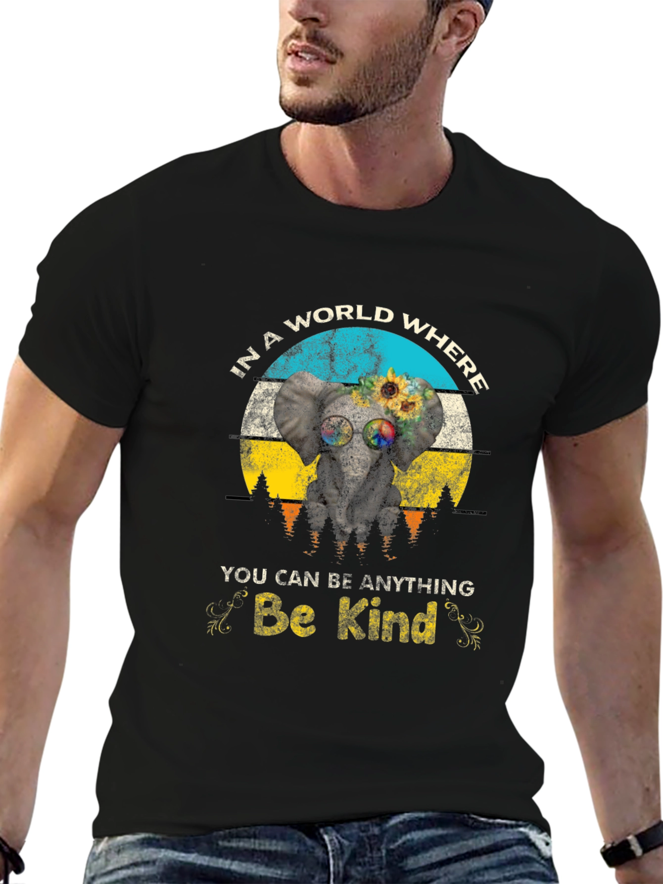Be Kind Elephant Graphic Tee