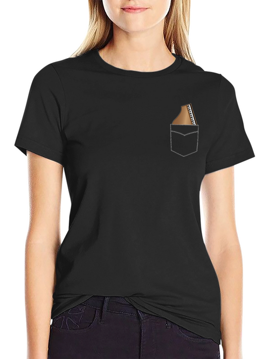 Piano Pocket Tee - Stylish Music Lovers T-Shirt