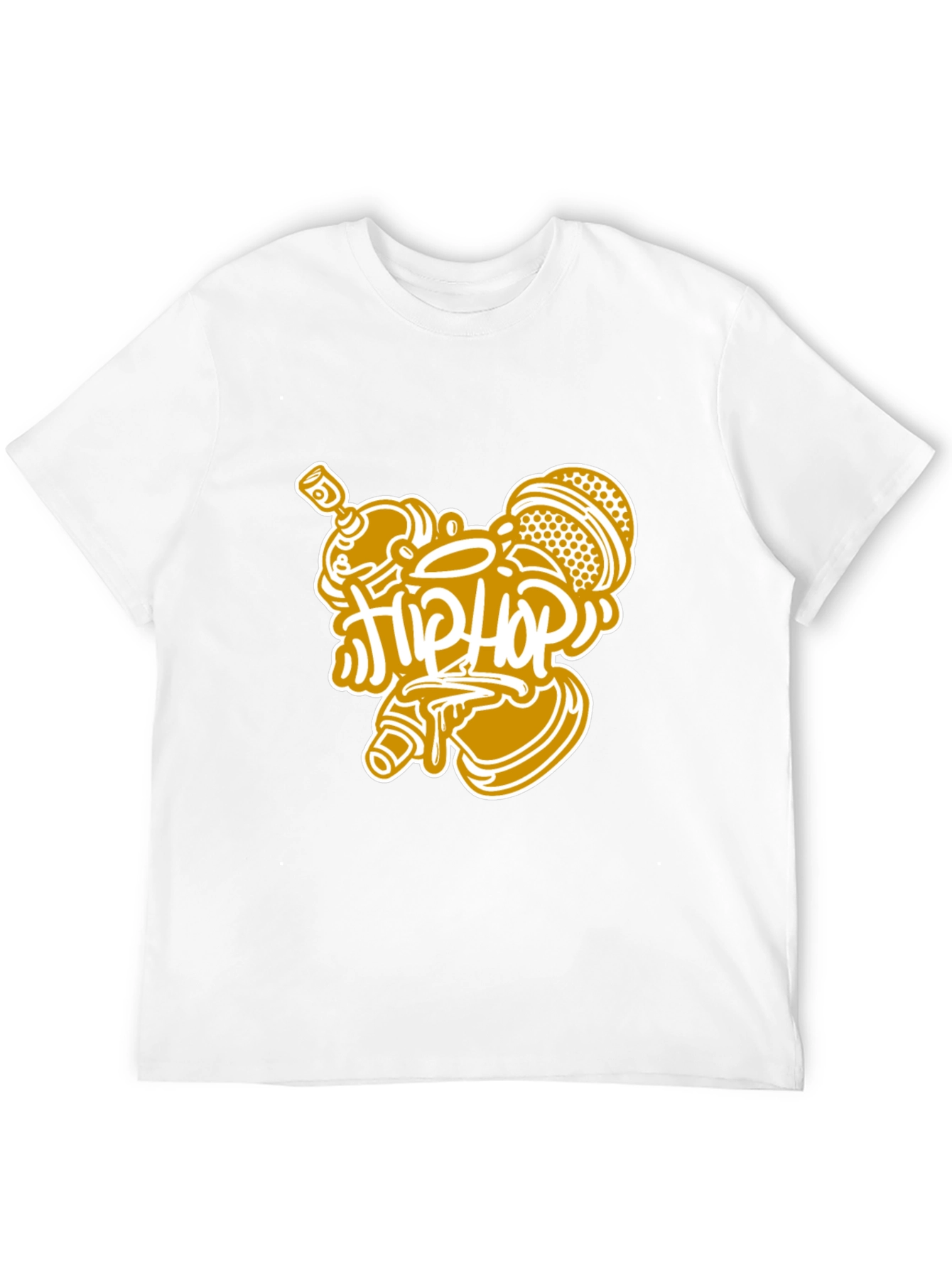 Hip Hop Graphic Black T-Shirt