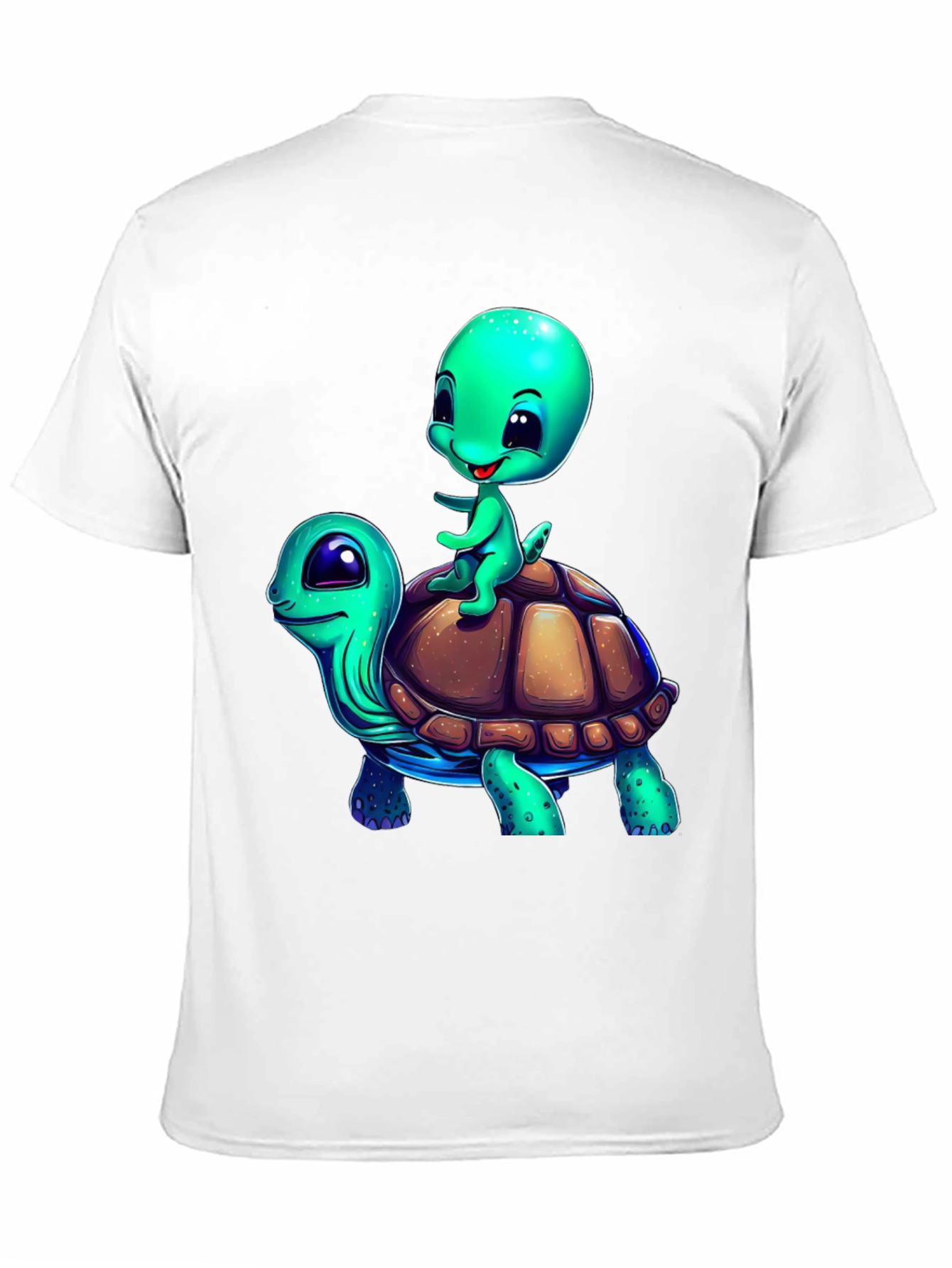 Cartoon Turtle Ride T-Shirt