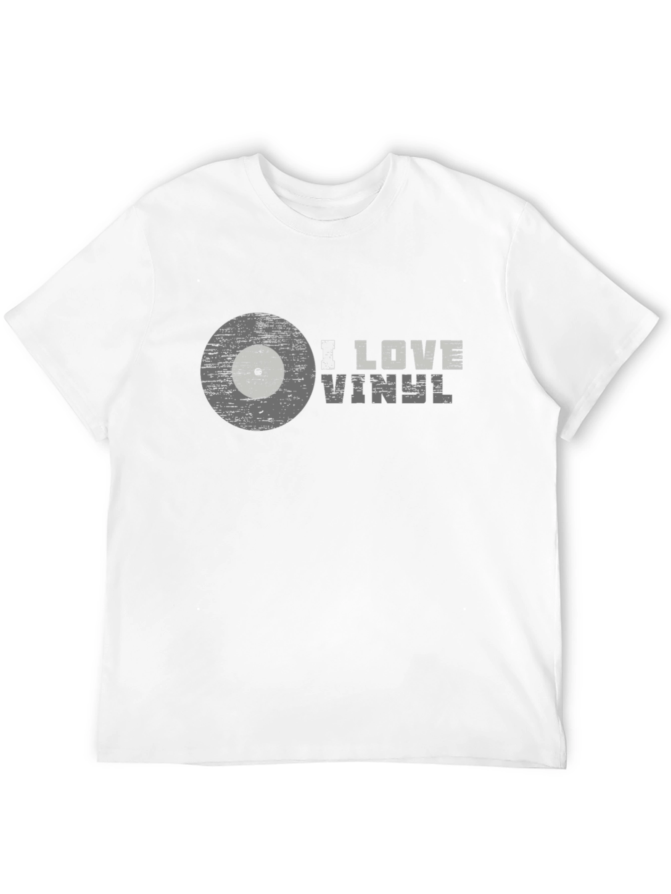I Love Vinyl Graphic Tee - Music Lover T-Shirt