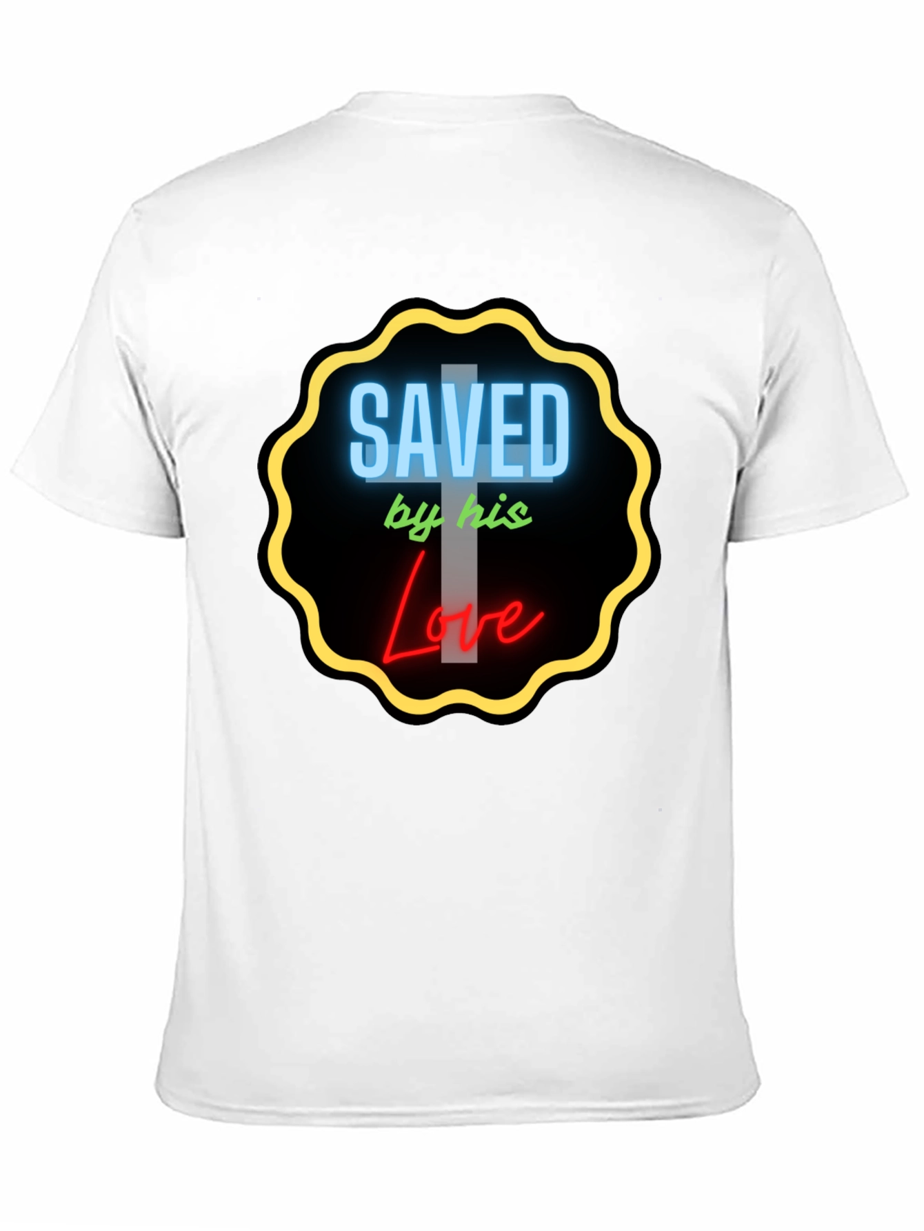 Saved by His Love Graphic Tee - Christian T-Shirt