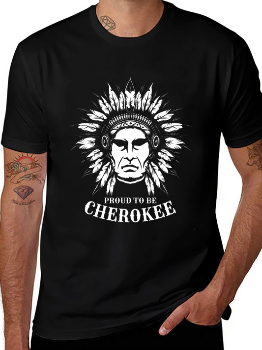 Cherokee Pride Graphic Tee - Native American Heritage T-Shirt