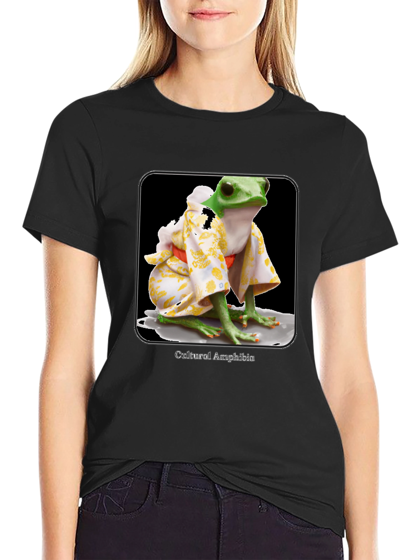 Cultural Amphibian Graphic T-Shirt