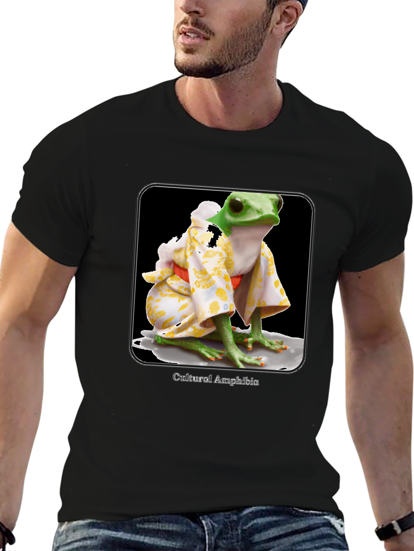 Cultural Amphibian Graphic T-Shirt