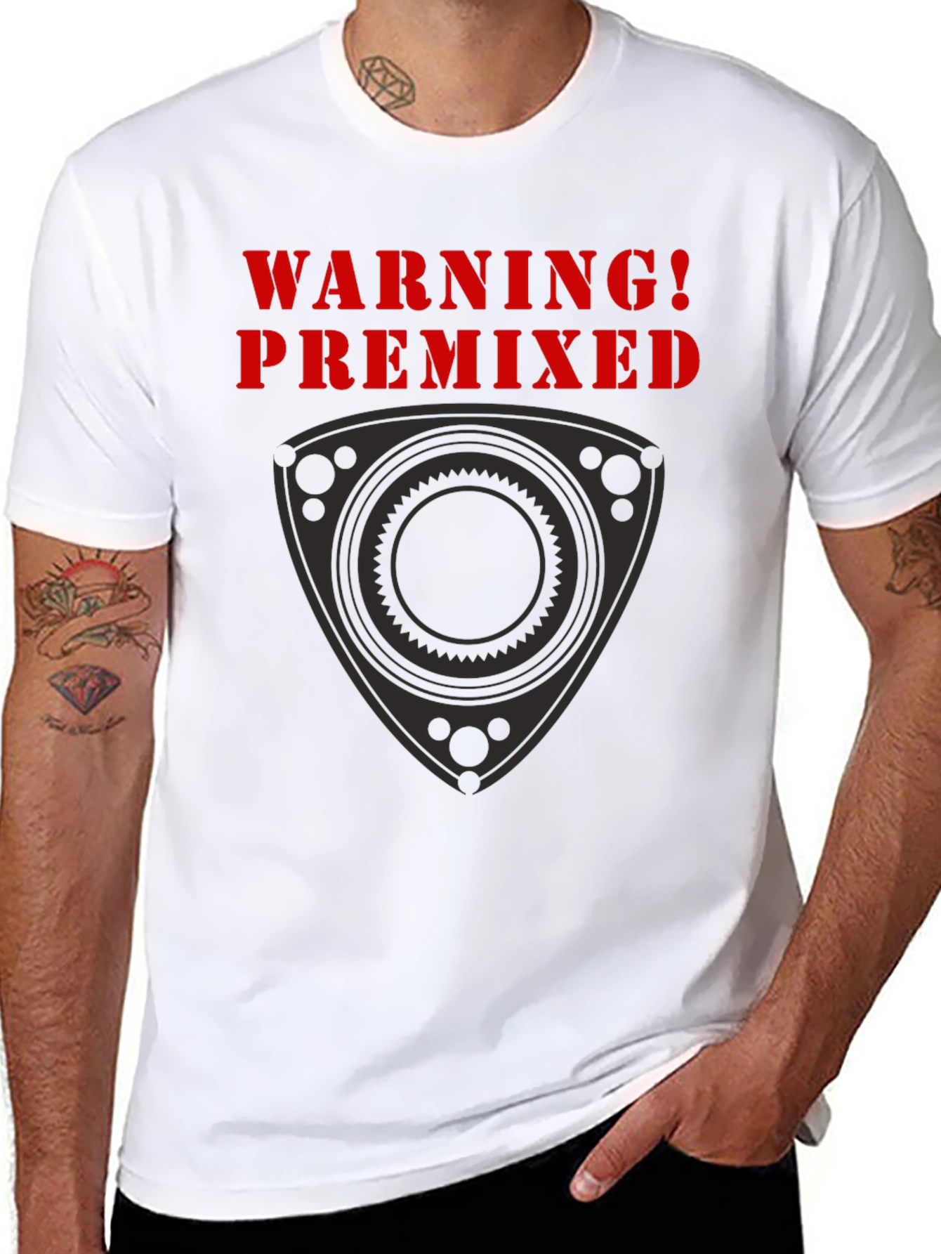 Warning! Premixed Rotary Engine T-Shirt