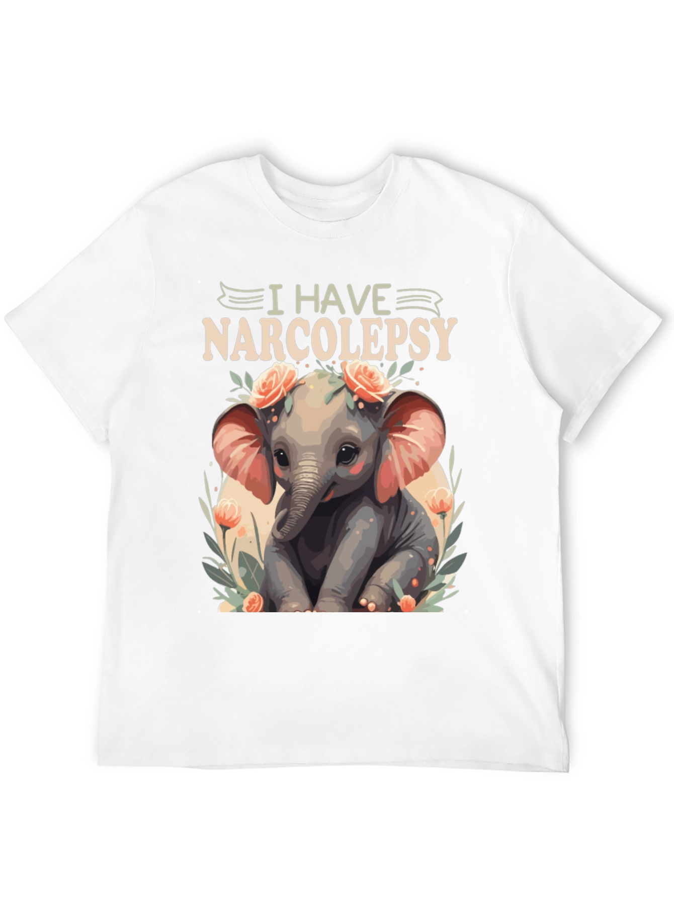 Narcolepsy Elephant T-Shirt - Cute and Comfortable