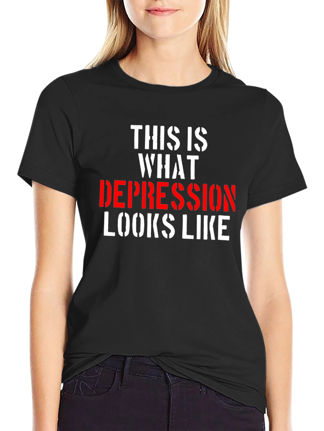 Depression Looks Like T-Shirt - Bold Statement Tee